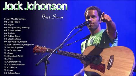 What type of music is Jack Johnson, and how does it blend with the sound of waves crashing on a distant shore?