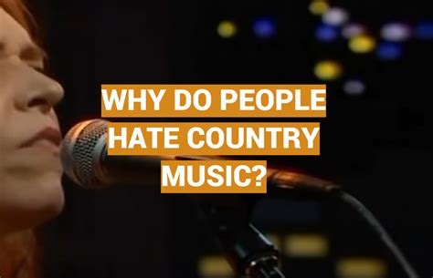 why do people hate country music? the influence of cultural values